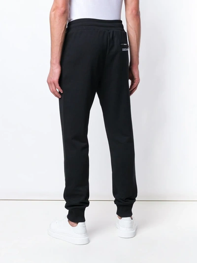 Shop Dolce & Gabbana Tracksuit Trousers In Black
