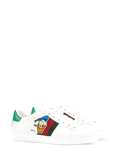 Shop Gucci X Disney Ace Sneakers In White