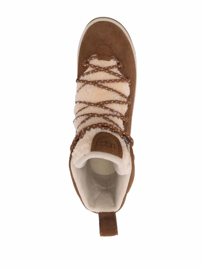 Ugg Womens Lakesider Heritage Mid Chestnut Suede In Braun