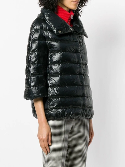 3/4 sleeve puffer jacket