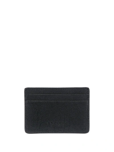 Shop Orciani Textured-leather Cardholder In Black