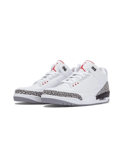 Shop Jordan Air  3 Retro "white Cement '88 (2013)" Sneakers