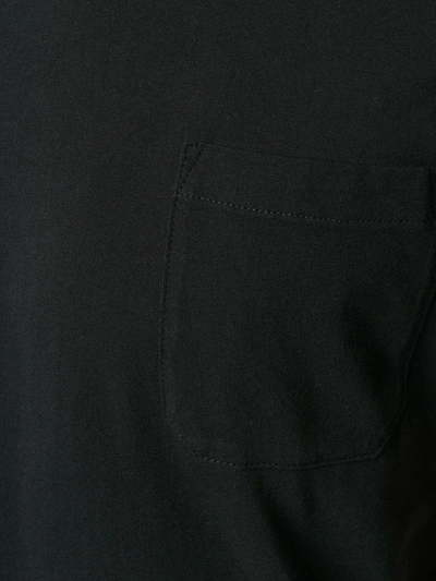 Shop Aspesi Pocket T-shirt In Black