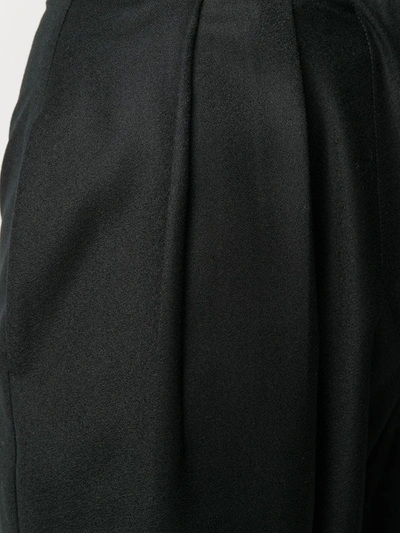 Materiel Tapered-leg Wool Trousers In Black