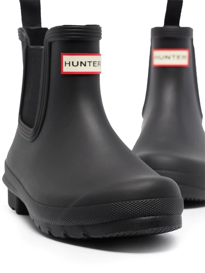 Hunter 'original' Waterproof Chelsea Rain Boot In Black