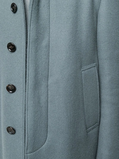 Thom Browne Relaxed Cashmere Bal Collar Overcoat In Grey