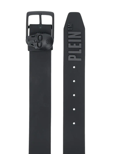 Shop Philipp Plein Plein Skull Belt In Black