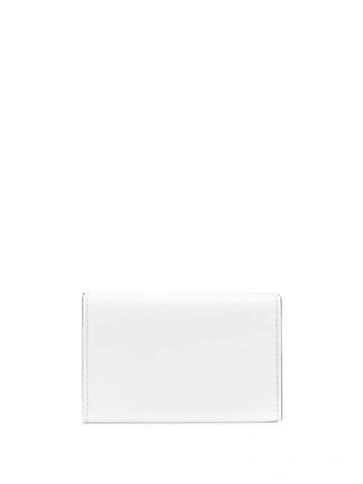 Moschino Mini Logo-print Wallet In White
