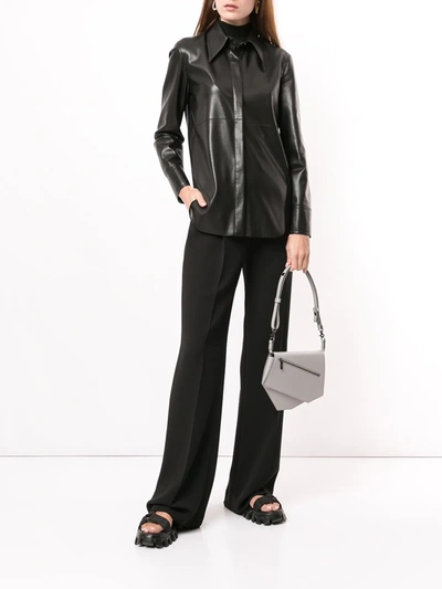 Discord Yohji Yamamoto Panel Clutch In Metallic | ModeSens