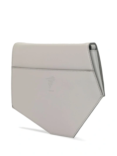Discord Yohji Yamamoto Panel Clutch In Metallic | ModeSens