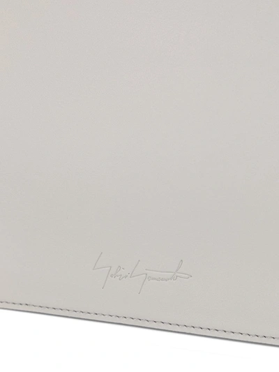 Shop Discord Yohji Yamamoto Panel Clutch In Metallic