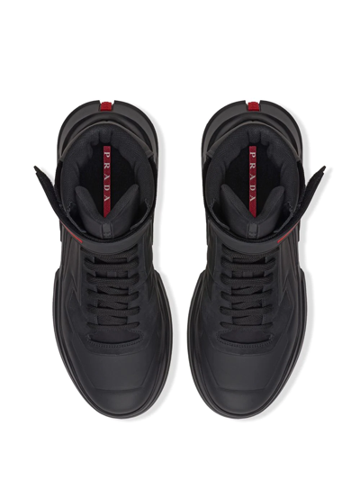 Shop Prada Polarius 19 Lr Sneakers In Black