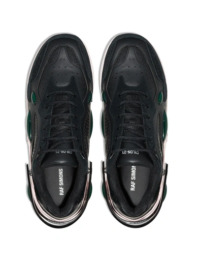 Shop Raf Simons Cylon-21 Low-top Sneakers In 黑色