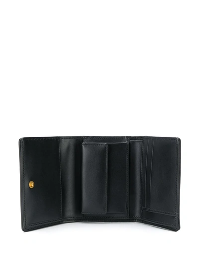 Dolce & Gabbana Devotion Small Continental Wallet In Black
