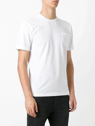 Shop Aspesi Patch Pocket T-shirt In White