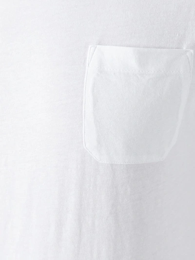Shop Aspesi Patch Pocket T-shirt In White