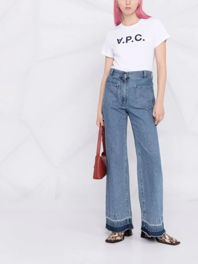 Apc Vpc Short Sleeve T-shirt In White