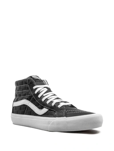 Shop Vans Sk8 Hi Reissue 6 Sneakers In Black