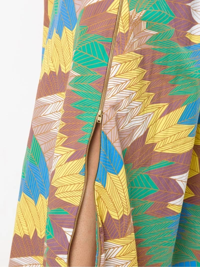 Shop Amir Slama High-waisted Maxi Skirt In Multicolour