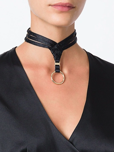 Shop Bordelle 'asobi' Collar In Black
