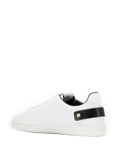 Shop Valentino Backnet Low-top Sneakers In White