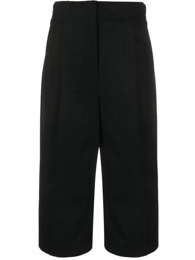 Shop Lemaire Hose Cropped Trousers In Black