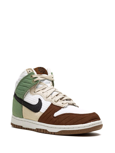 Shop Nike Dunk High Lx "toasty" Sneakers In Green