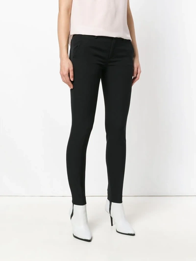 Shop Liu •jo Roxy Trousers In Black