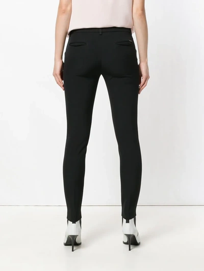 Shop Liu •jo Roxy Trousers In Black