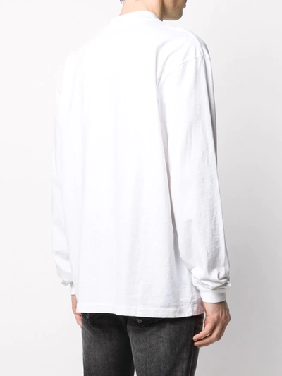 John Elliott Cotton-cashmere Blend Sweatshirt In White