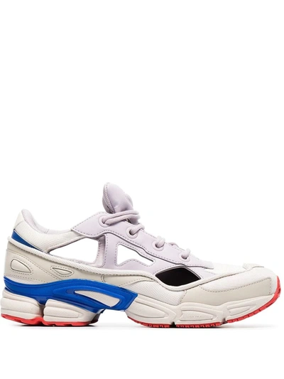 Shop Adidas Originals X Raf Simons Ozweego Sneakers With Socks In White