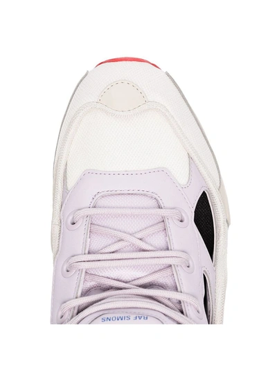 Shop Adidas Originals X Raf Simons Ozweego Sneakers With Socks In White