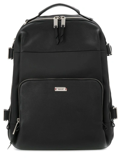 Shop Bally Veltan Backpack In Black