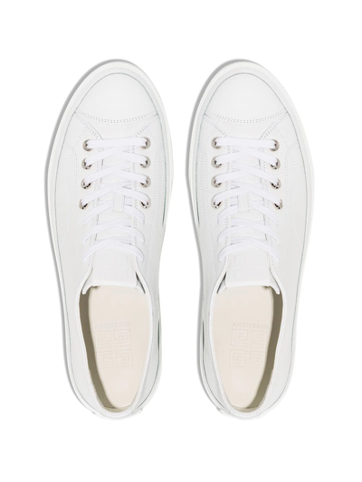 Shop Givenchy City Low-top Sneakers In 白色