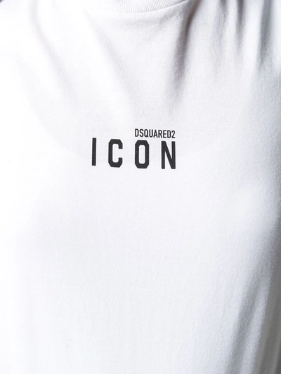 Dsquared2 White Cotton Icon T-shirt In White