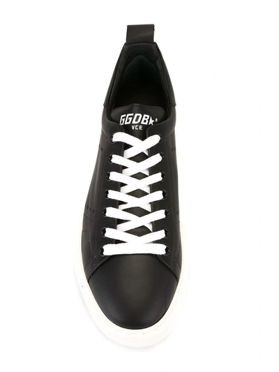 Golden Goose Black Leather Low-top Starter Sneakers