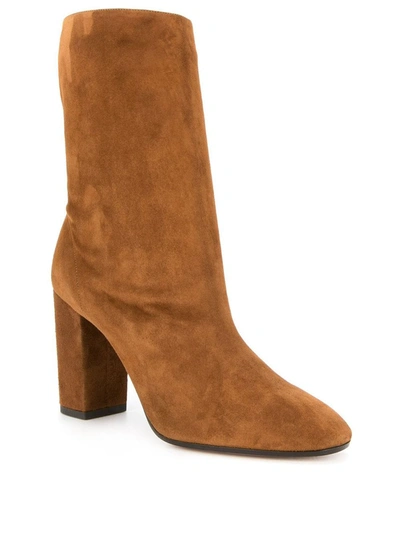 Shop Aquazzura Tito Booties In Brown