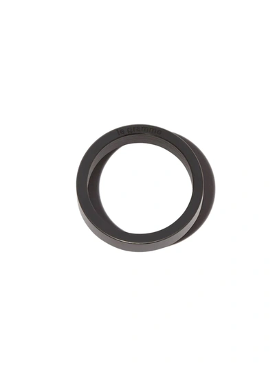 Shop Le Gramme 3g Polished Band Ring In Black