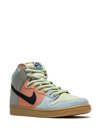 Shop Nike Sb Dunk High "spectrum" Sneakers In Green