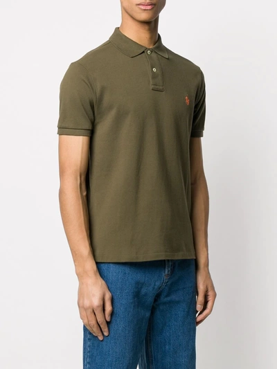 Polo Ralph Lauren Piqué Polo Shirt In Green