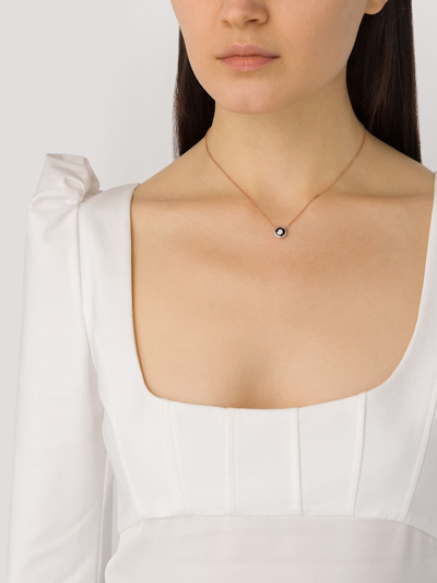 Shop Selim Mouzannar 18kt Rose Gold Diamond Mina Necklace