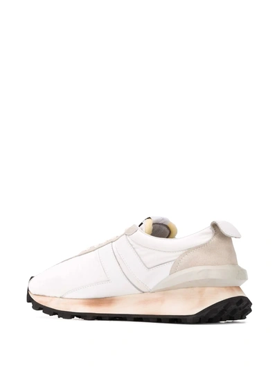 Shop Lanvin Bumper Sneakers In White