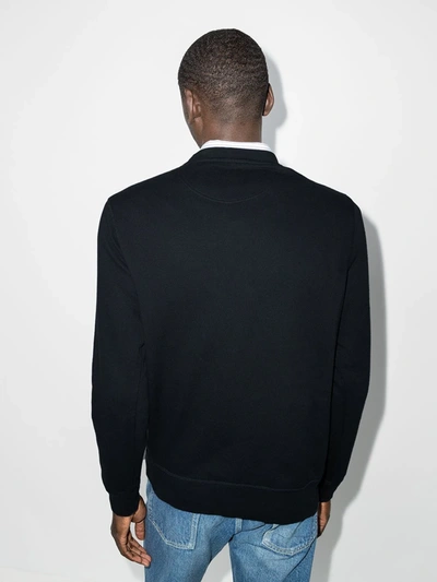 Barbour Prep-logo Crew-neck Sweatshirt In Blue