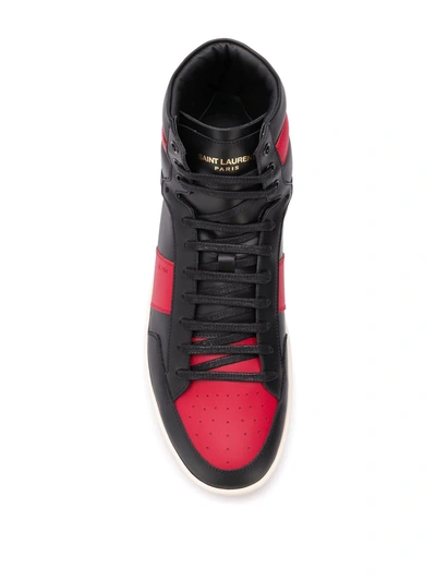 Shop Saint Laurent Court Classic Sl/10h Sneakers In Black