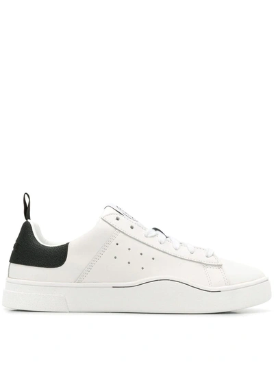 Shop Diesel S-clever Low W Sneakers In White