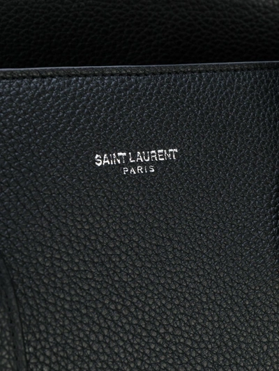 Shop Saint Laurent Large Sac De Jour Leather Tote Bag In Black