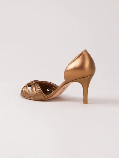 Shop Sarah Chofakian High-heel Pumps In Metallic