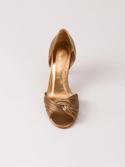 Shop Sarah Chofakian High-heel Pumps In Metallic