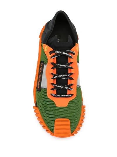 Shop Dolce & Gabbana Ns1 Slip-on Sneakers In Orange