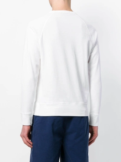 Shop Polo Ralph Lauren Terry Lightweight Sweatshirt In White